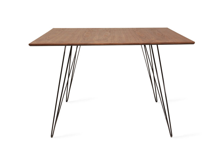 Williams Dining Table - Large Square - Tronk - Tables + Desks - Walnut - Black - HORNE
