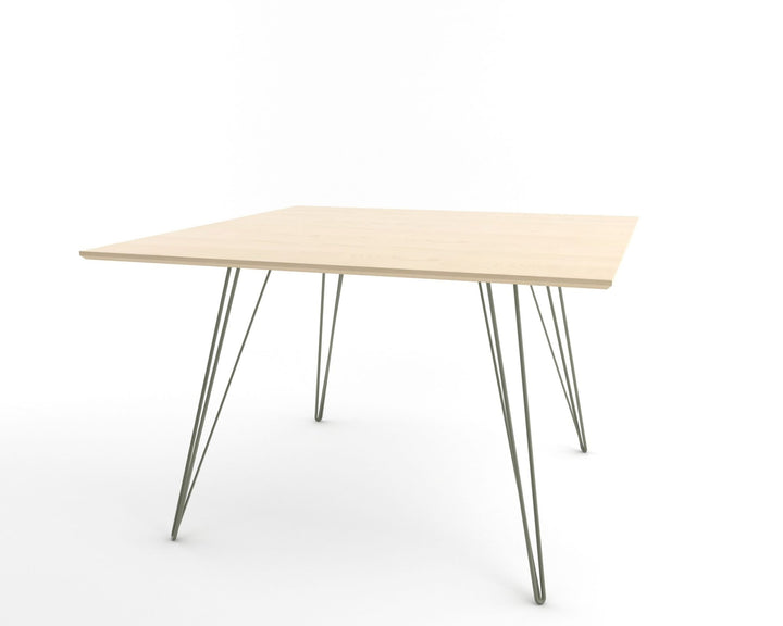 Williams Dining Table - Large Square - Tronk - Tables + Desks - Maple - Prairie Green - HORNE