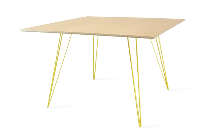 Williams Dining Table - Large Square - Tronk - Tables + Desks - Maple - Yellow - HORNE