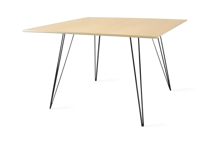 Williams Dining Table - Large Square - Tronk - Tables + Desks - Maple - Black - HORNE