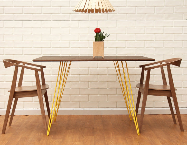 Williams Dining Table - Large Square - Tronk - Tables + Desks - Walnut - White - HORNE