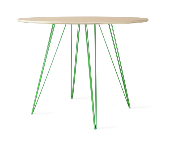 Williams Dining Table - Small Circle - Tronk - Tables + Desks - Maple - Green - HORNE