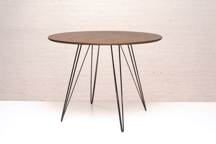 Williams Dining Table - Small Circle - Tronk - Tables + Desks - Walnut - Black - HORNE