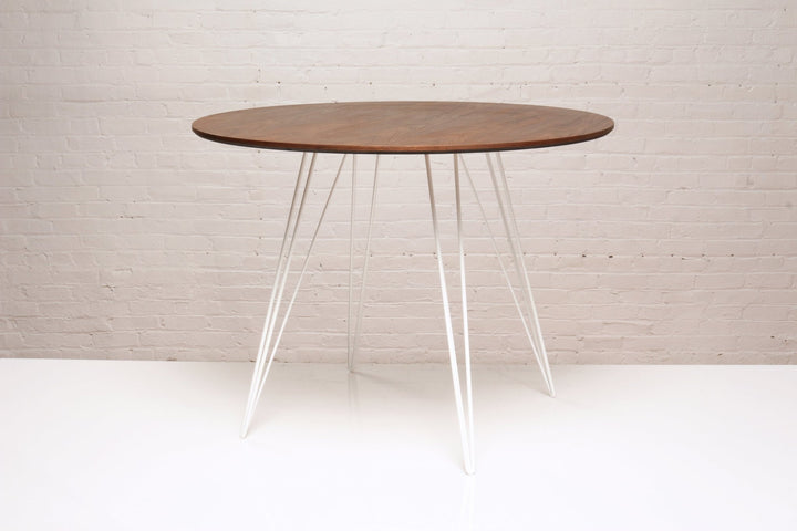 Williams Dining Table - Small Circle - Tronk - Tables + Desks - Walnut - White - HORNE