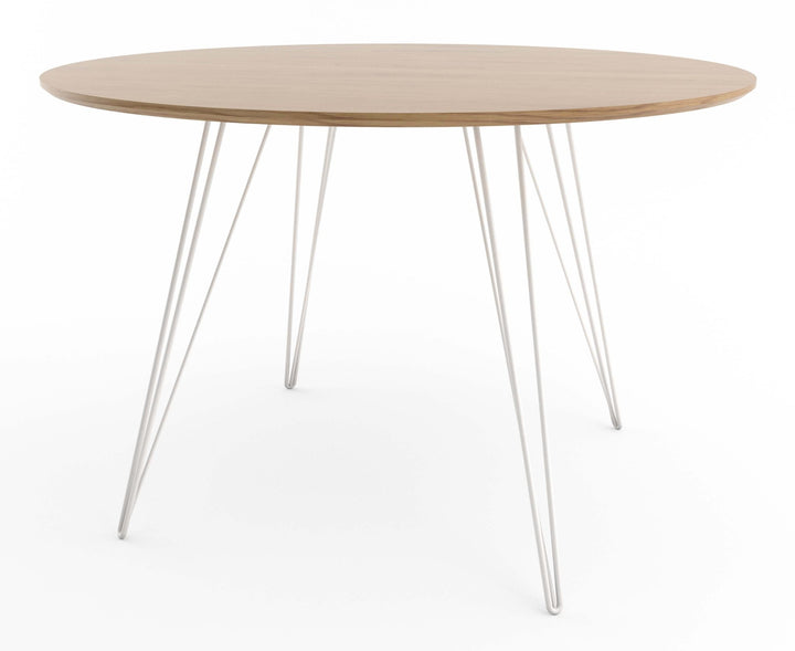 Williams Dining Table - Small Circle - Tronk - Tables + Desks - White Oak - White - HORNE