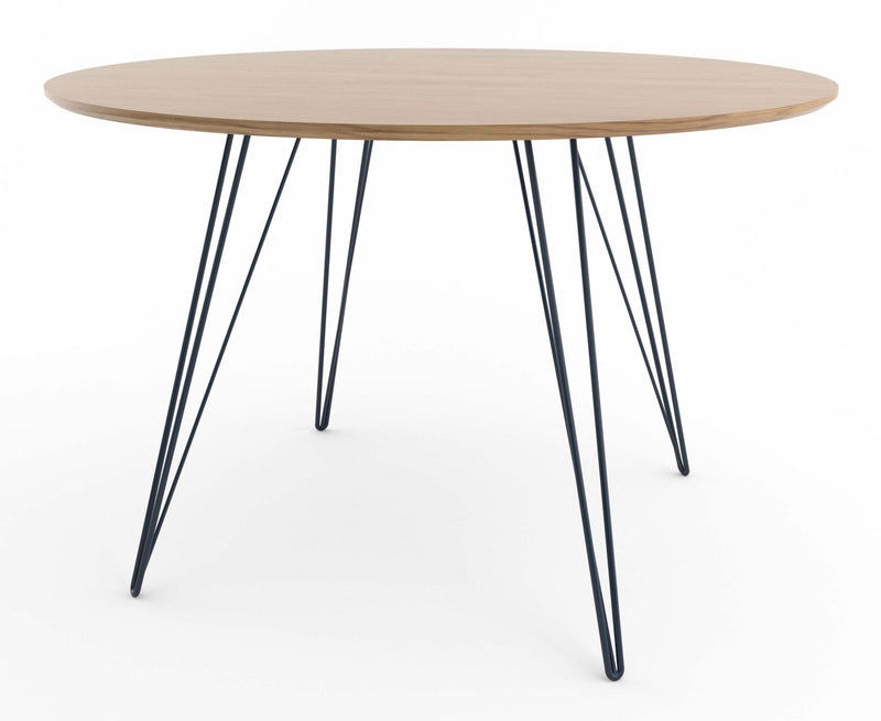 Williams Dining Table - Small Circle - Tronk - Tables + Desks - Maple - Blood Red - HORNE