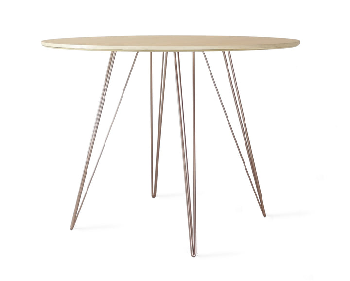 Williams Dining Table - Small Circle - Tronk - Tables + Desks - Maple - Rose Copper - HORNE