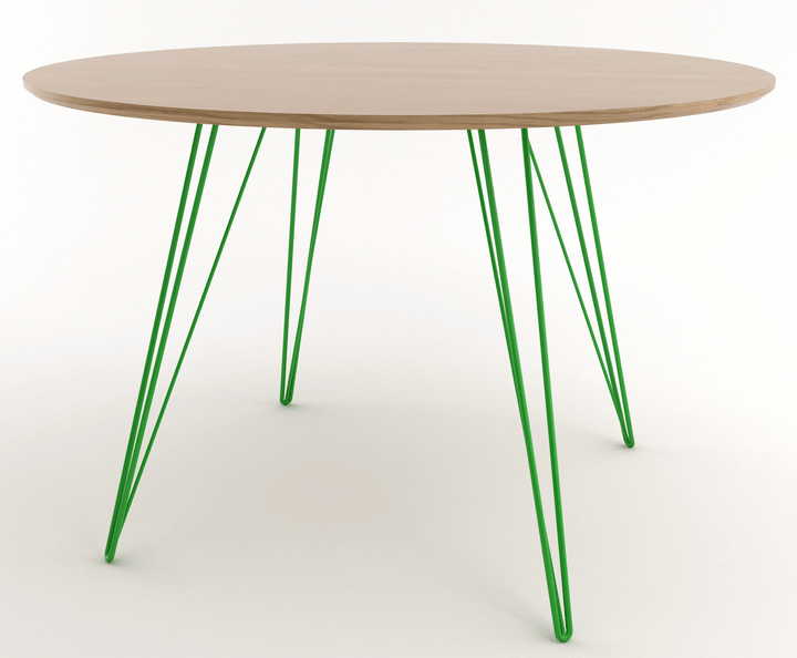 Williams Dining Table - Small Oval - Tronk - Tables + Desks - White Oak - Green - HORNE