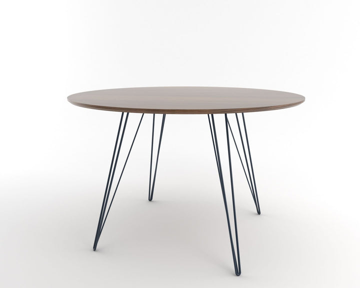 Williams Dining Table - Small Oval - Tronk - Tables + Desks - Walnut - Navy - HORNE