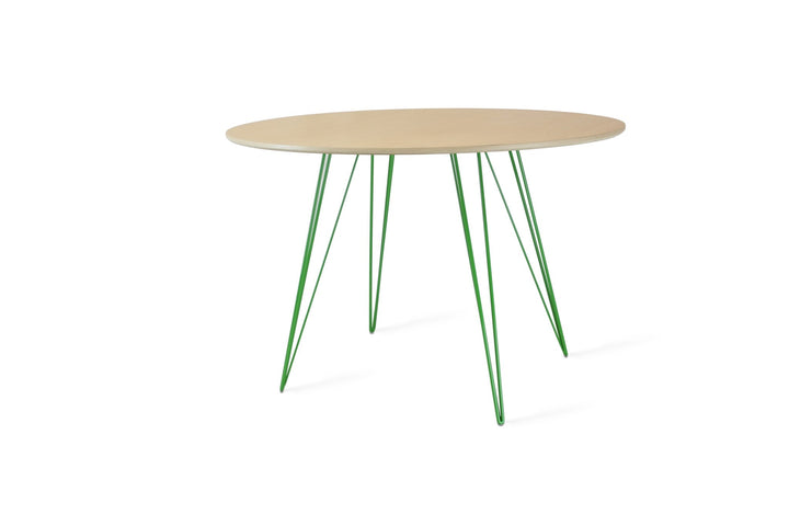 Williams Dining Table - Small Oval - Tronk - Tables + Desks - Maple - Green - HORNE