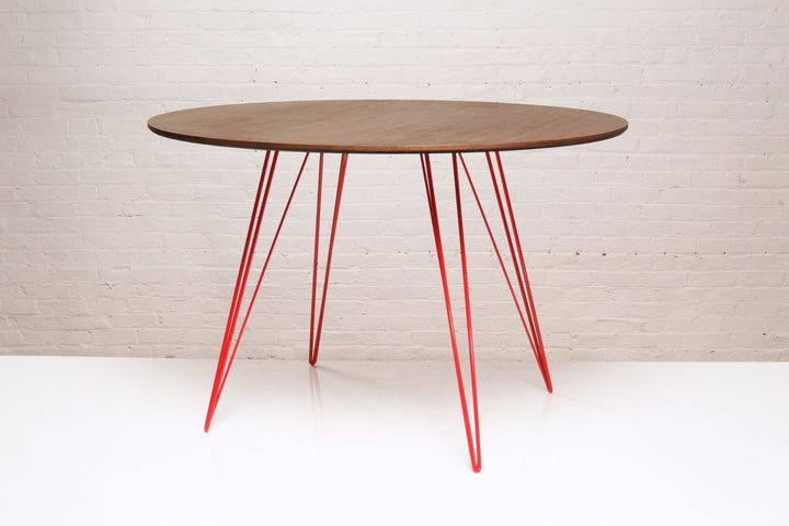 Williams Dining Table - Small Oval - Tronk - Tables + Desks - Walnut - Red - HORNE
