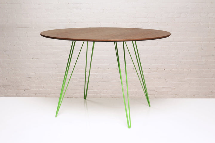Williams Dining Table - Small Oval - Tronk - Tables + Desks - Walnut - Green - HORNE