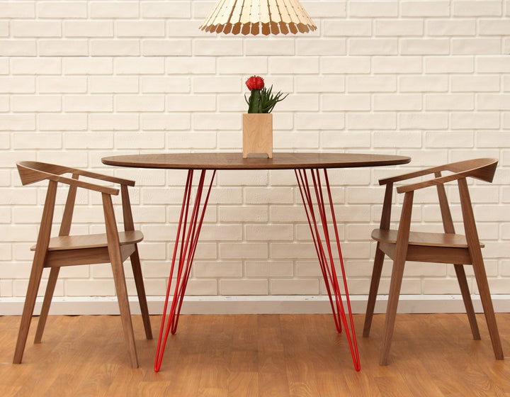 Williams Dining Table - Small Oval - Tronk - Tables + Desks - Walnut - White - HORNE