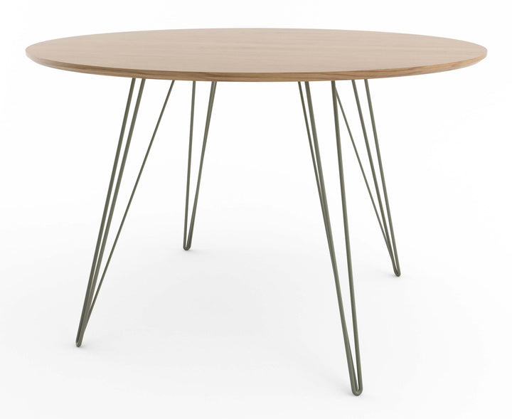 Williams Dining Table - Small Oval - Tronk - Tables + Desks - White Oak - Prairie Green - HORNE