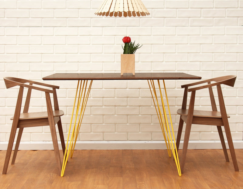 Williams Dining Table - Small Rectangle - Tronk - Tables + Desks - Maple - Blood Red - HORNE