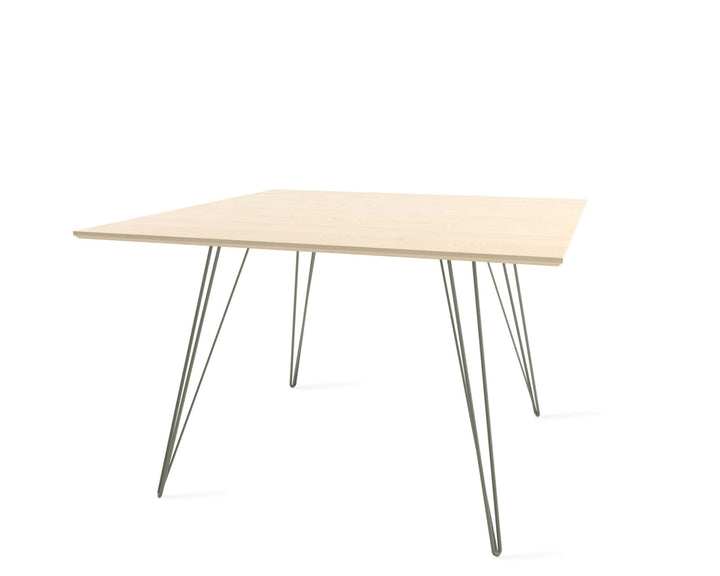 Williams Dining Table - Small Square - Tronk - Tables + Desks - Maple - Prairie Green - HORNE