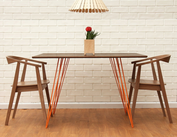 Williams Dining Table - Small Square - Tronk - Tables + Desks - Walnut - White - HORNE