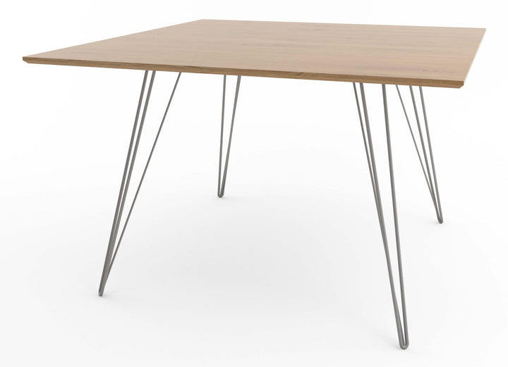 Williams Dining Table - Small Square - Tronk - Tables + Desks - White Oak - Gray - HORNE