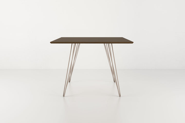 Williams Dining Table - Small Square - Tronk - Tables + Desks - Walnut - Rose Copper - HORNE