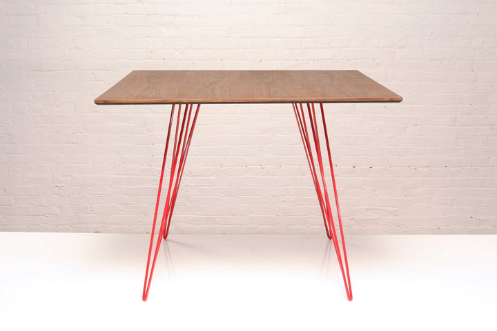Williams Dining Table - Small Square - Tronk - Tables + Desks - Walnut - Red - HORNE