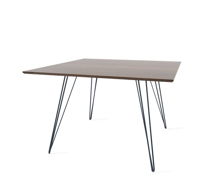 Williams Dining Table - Small Square - Tronk - Tables + Desks - Walnut - Navy - HORNE