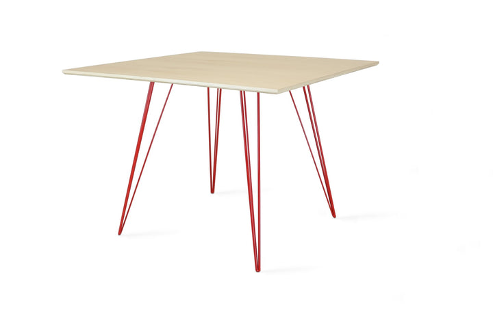 Williams Dining Table - Small Square - Tronk - Tables + Desks - Maple - Red - HORNE