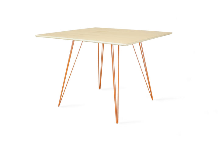 Williams Dining Table - Small Square - Tronk - Tables + Desks - Maple - Orange - HORNE