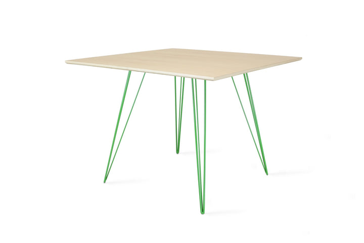 Williams Dining Table - Small Square - Tronk - Tables + Desks - Maple - Green - HORNE