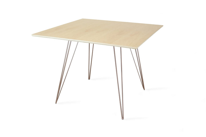 Williams Dining Table - Small Square - Tronk - Tables + Desks - Maple - Rose Copper - HORNE