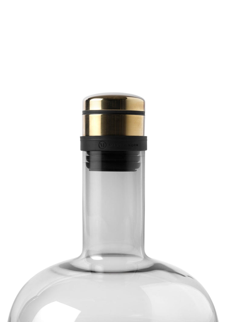 Wine Breather Carafe Original - Audo Copenhagen - Barware - Clear / Steel - HORNE