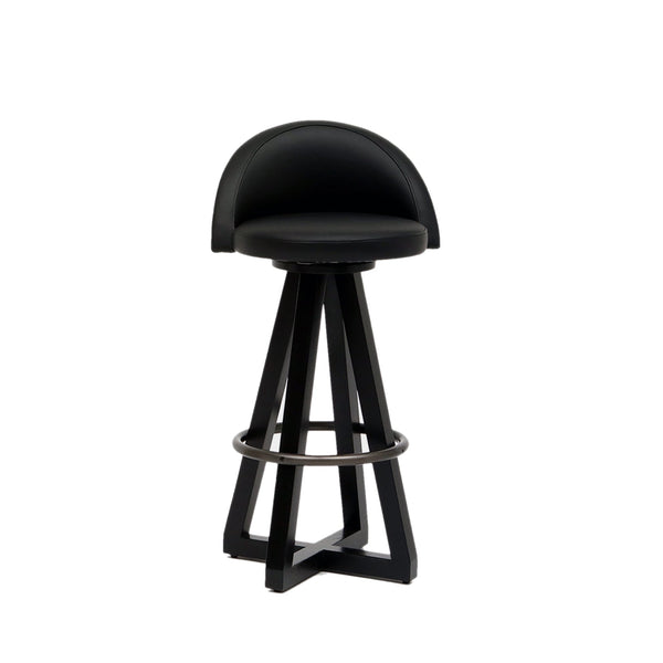 X3 Seat - Artless - Stools + Benches + Ottomans - Walnut - Blackbean - Blackened Steel - HORNE