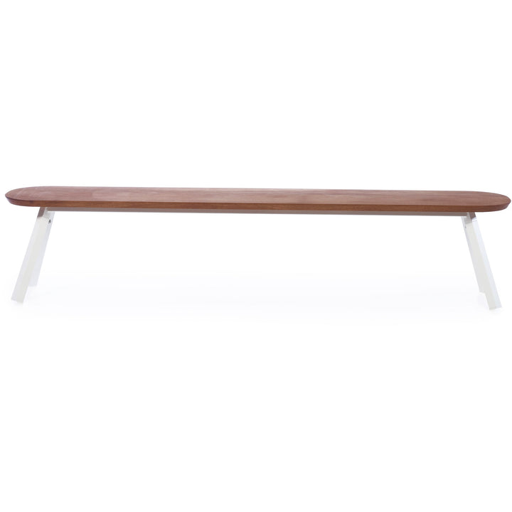 You And Me Bench - Indoor/Outdoor - RS Barcelona - Stools + Benches + Ottomans - 220 Bench - White - HORNE