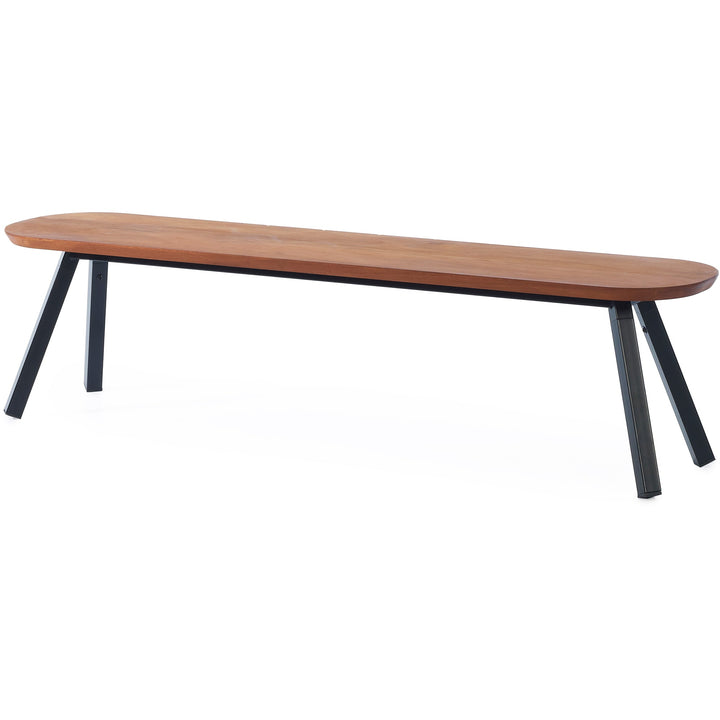 You And Me Bench - Indoor/Outdoor - RS Barcelona - Stools + Benches + Ottomans - 120 Bench - White - HORNE