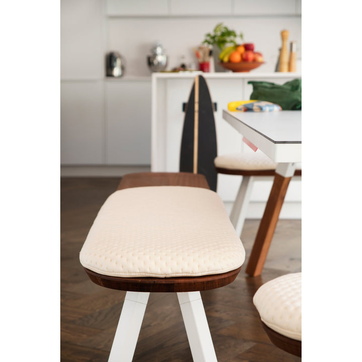 You And Me Bench - Indoor/Outdoor - RS Barcelona - Stools + Benches + Ottomans - 220 Bench - White - HORNE