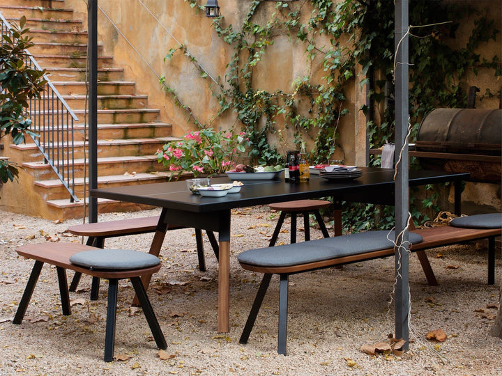 You And Me Bench - Indoor/Outdoor - RS Barcelona - Stools + Benches + Ottomans - 220 Bench - White - HORNE
