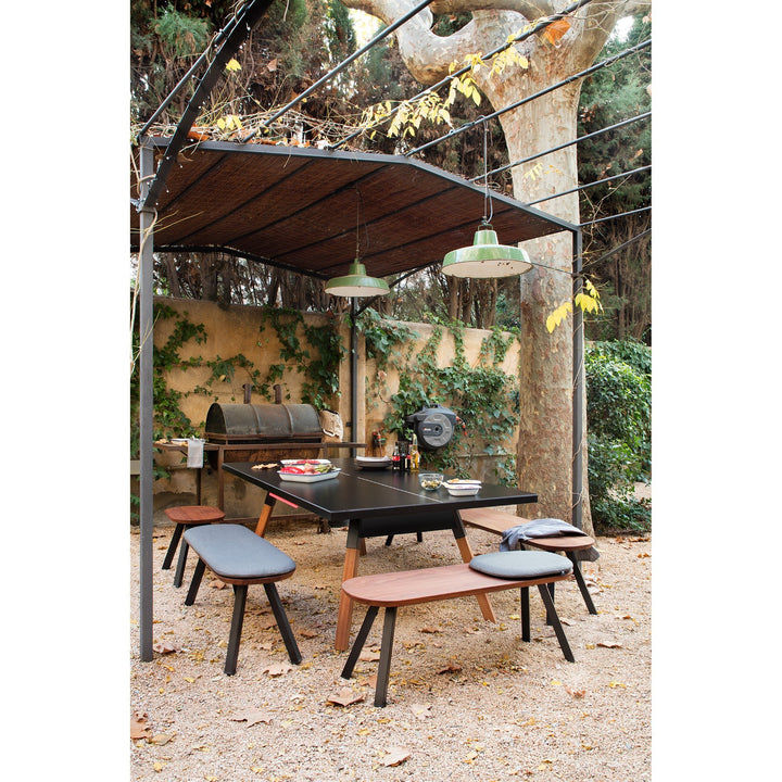 You And Me Bench - Indoor/Outdoor - RS Barcelona - Stools + Benches + Ottomans - 220 Bench - White - HORNE