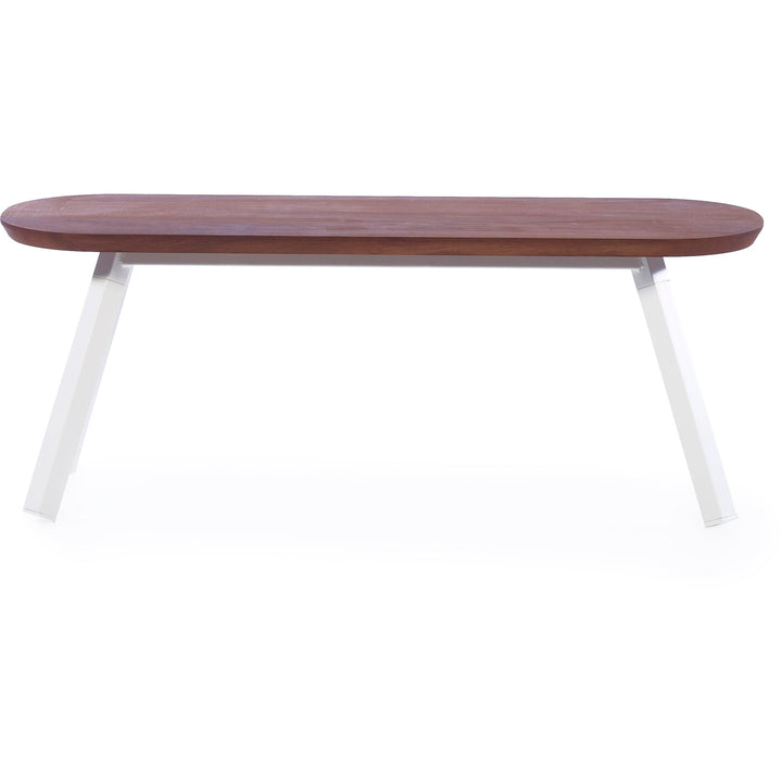 You And Me Bench - Indoor/Outdoor - RS Barcelona - Stools + Benches + Ottomans - 120 Bench - White - HORNE