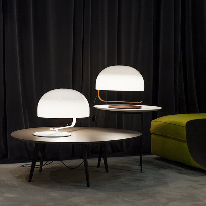 Zanuso Table Lamp - Oluce - Table + Task - Nut Brown - HORNE