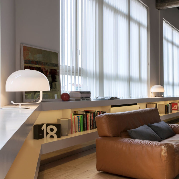 Zanuso Table Lamp - Oluce - Table + Task - Nut Brown - HORNE