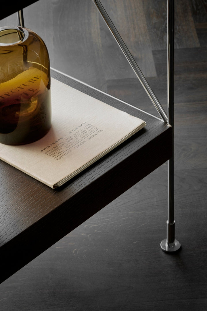 Zet Storage System, 60in. - Audo Copenhagen - Shelving - 1x4 - Black Steel - Natural Oak - HORNE